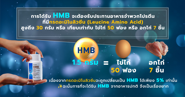 ปริมาณ HMB ที่เหมาะสมในการดูแลกล้ามเนื้อ